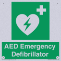 green-background-with-white-text-and-heart-defibrillator-symbol--white-cross-and~